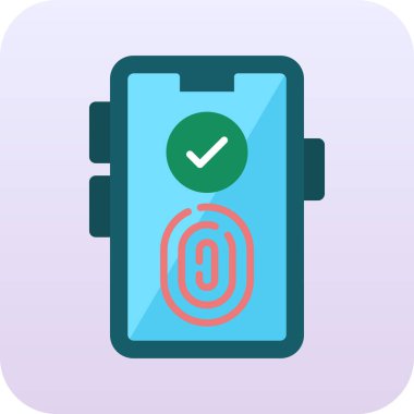 pil simgesine sahip akıllı saat, düz tasarım