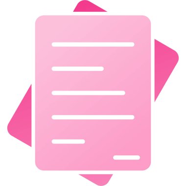 belge dosya simgesi düz biçimli