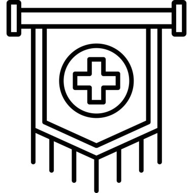 tıbbi simge, vektör illüstrasyonu