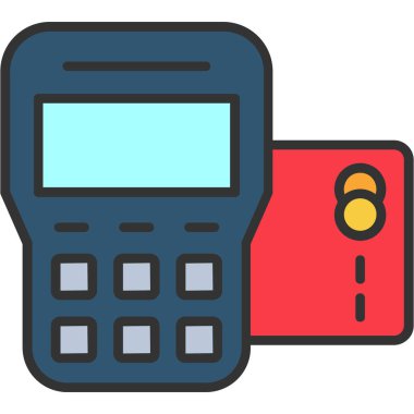 hesap makinesi simgesi, vektör illüstrasyonu