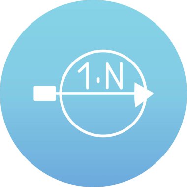 Pusulanın vektör illüstrasyon simgesi