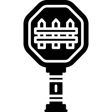 Trafik ışığı simgesi, basit vektör illüstrasyonu