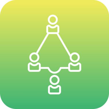 İnsan simgesinin vektör illüstrasyonu