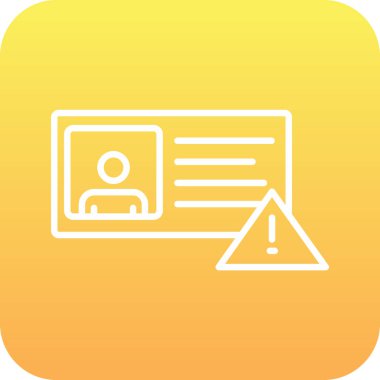 İşaretleme simgesine sahip belge. Basit resimleme