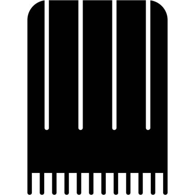 Beyaz arkaplanda siyah vektör simgesi. 10 saniye.