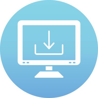 Bilgisayarın vektör illüstrasyonu