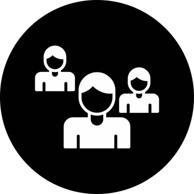 İnsanlar kutsal kişilerin resmi, basit tarzı grup