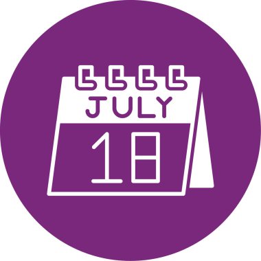 19 Temmuz Tek bir günlük takvimde