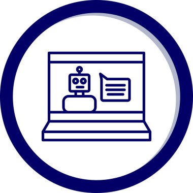 vektör dizüstü simgesi illüstrasyonu