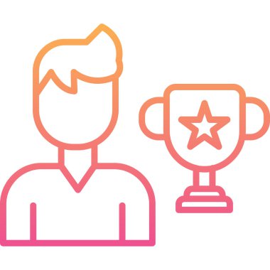 Şampiyon kupası. Web simgesi