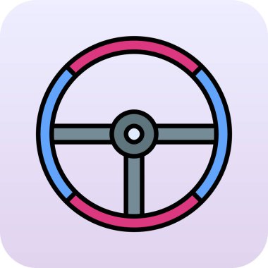 Hedef modern simgenin vektör illüstrasyonu