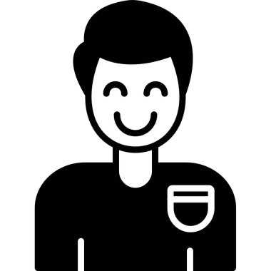 man simgesi, vektör illüstrasyonu