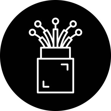 Modern b 'nin vektör illüstrasyonu