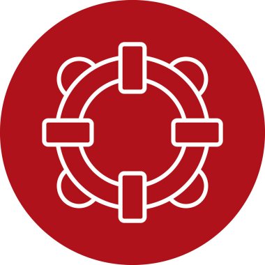 Bir dişli simgesini vektör çizim