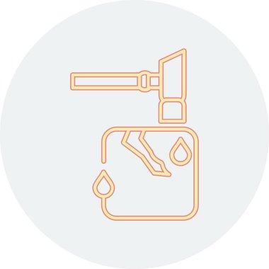 gaz boru kutsal kişilerin resmi, vektör çizim