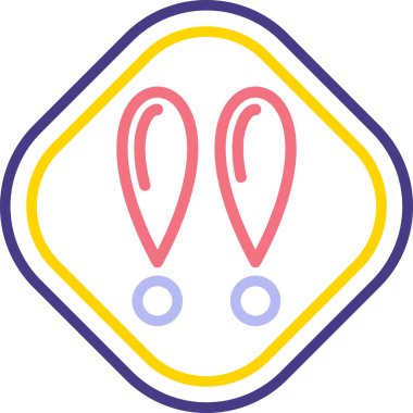 Modern simgenin vektör illüstrasyonu