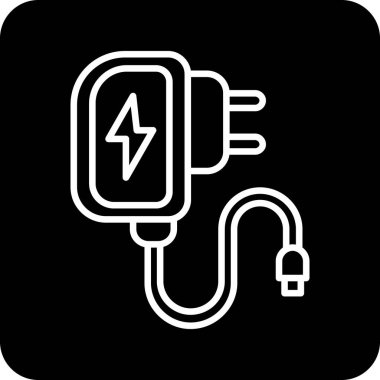 vektör elektrik fişi simgesi