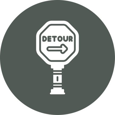 Modern oto tamir simgesinin vektör illüstrasyonu