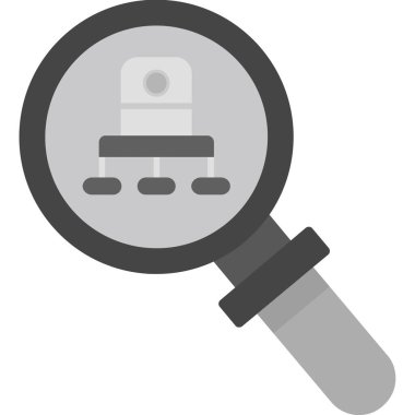 Arama vektörü simgesi modern illüstrasyon