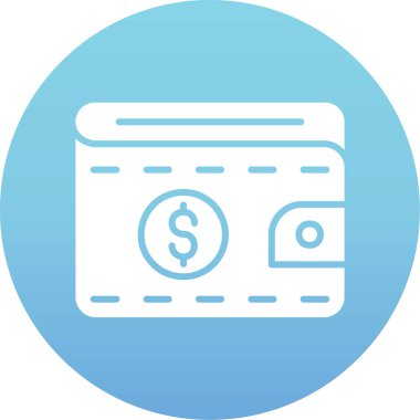 Dolar vektör simgesi modern basit illüstrasyon