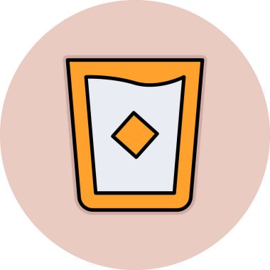 Kitap. Web simgesi basit illüstrasyon