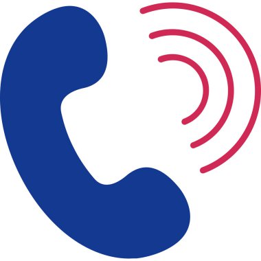 telefon araması düz simgesi