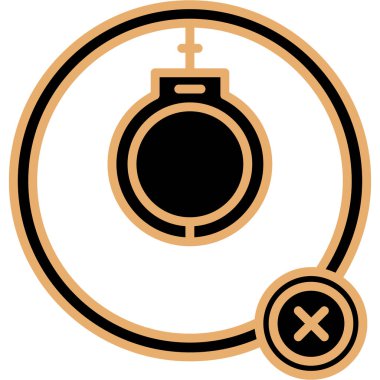 Tıbbi bir simgenin vektör illüstrasyonu