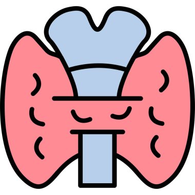 Kanser. Web simgesi basit illüstrasyon