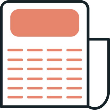 Kitap. Web simgesi basit illüstrasyon