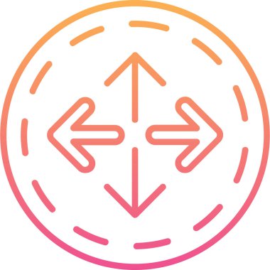 ok simgesi vektör illüstrasyonu