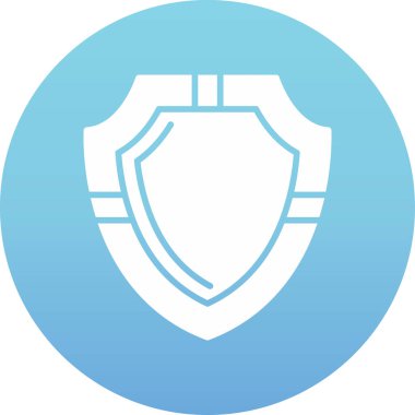 kalkan ikon vektör illüstrasyonu