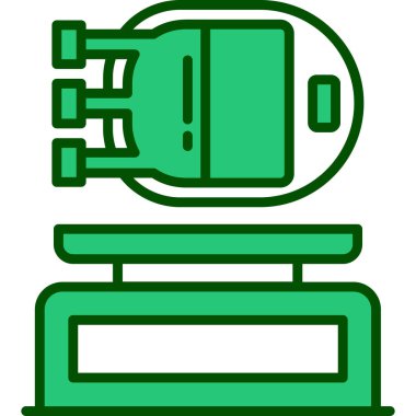elektrik prizi simgesi. Web için dolgu vektör simgelerinin özet çizimi