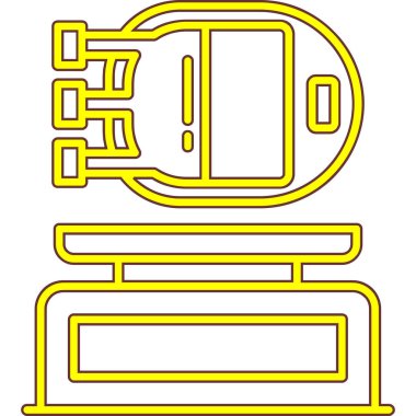 Basit vektör simgesi, mezura çizimi