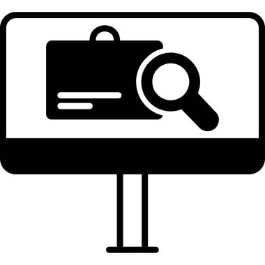 Arama simgesi vektör illüstrasyonu