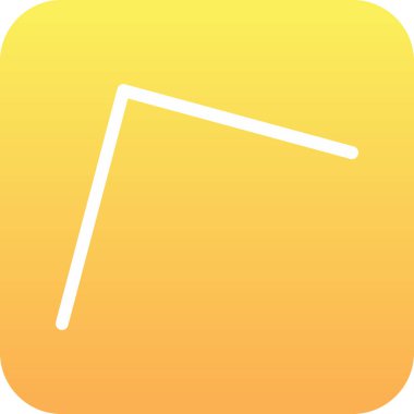 güzel kare şekli ph vektör simgesi