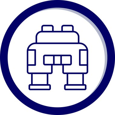 robot. Web simgesi basit tasarım