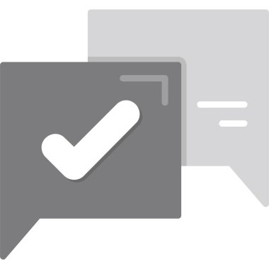 Düz simge işaretini kontrol et