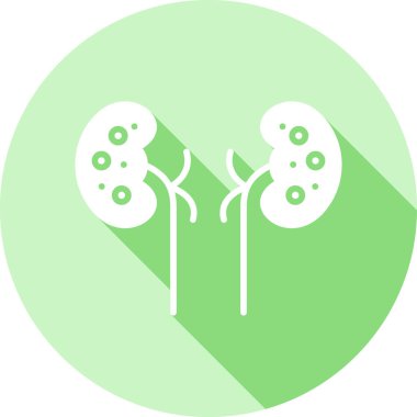 Böbrek simge vektör çizim