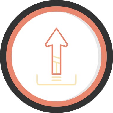 ok simgesi, vektör illüstrasyonu