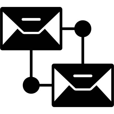 e-posta ağ vektör kabartma tasarımı