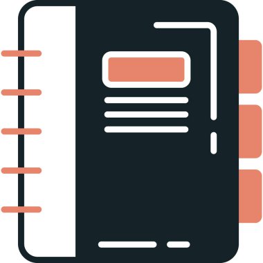 belge simgesi vektör illüstrasyonu