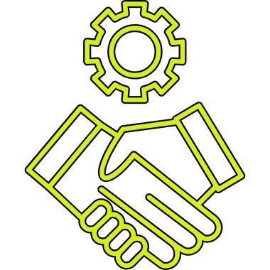 Çark ve vitesli el.