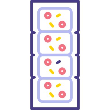 Gıda simgesinin vektör illüstrasyonu