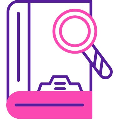 Veri analizi. Web simgesi basit illüstrasyon