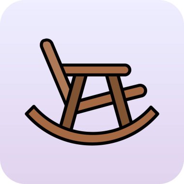 sandalye simgesi çizimi