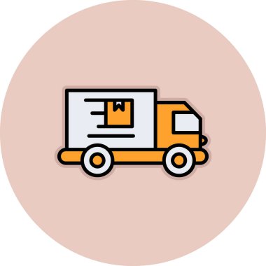 vektör dağıtım aracı simgesi