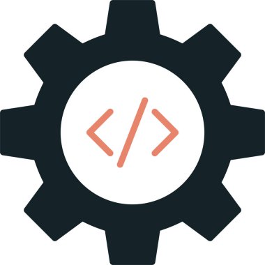 Geliştirme simgesi vektör sembolü çizimi