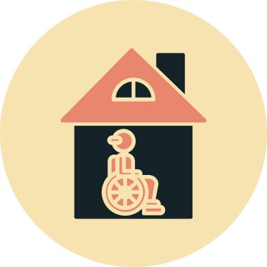 ev simgesi vektör illüstrasyonu