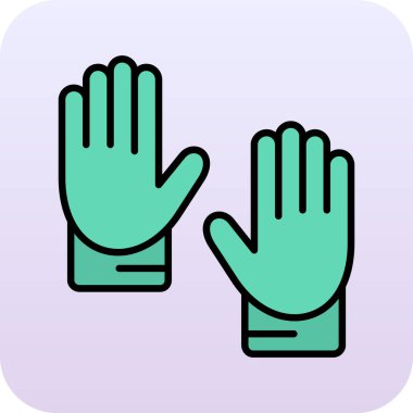 El simgesinin vektör illüstrasyonu