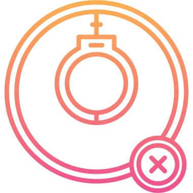 Modern simgenin vektör illüstrasyonu